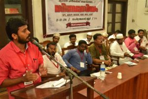  M Vijin (SFI State Secretary)